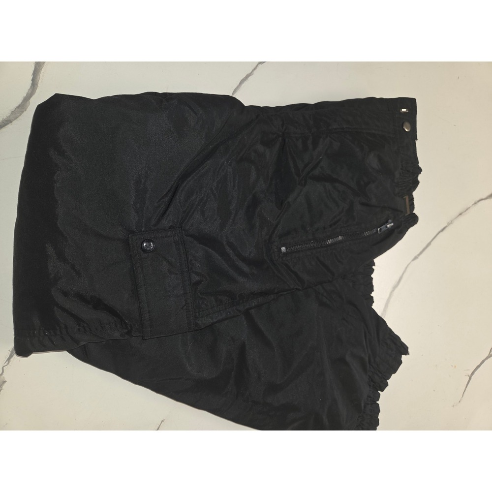 Edelweiss Skiwear Mens 30 Black Insulated Snow Pants Nylon Ski Trousers Korea